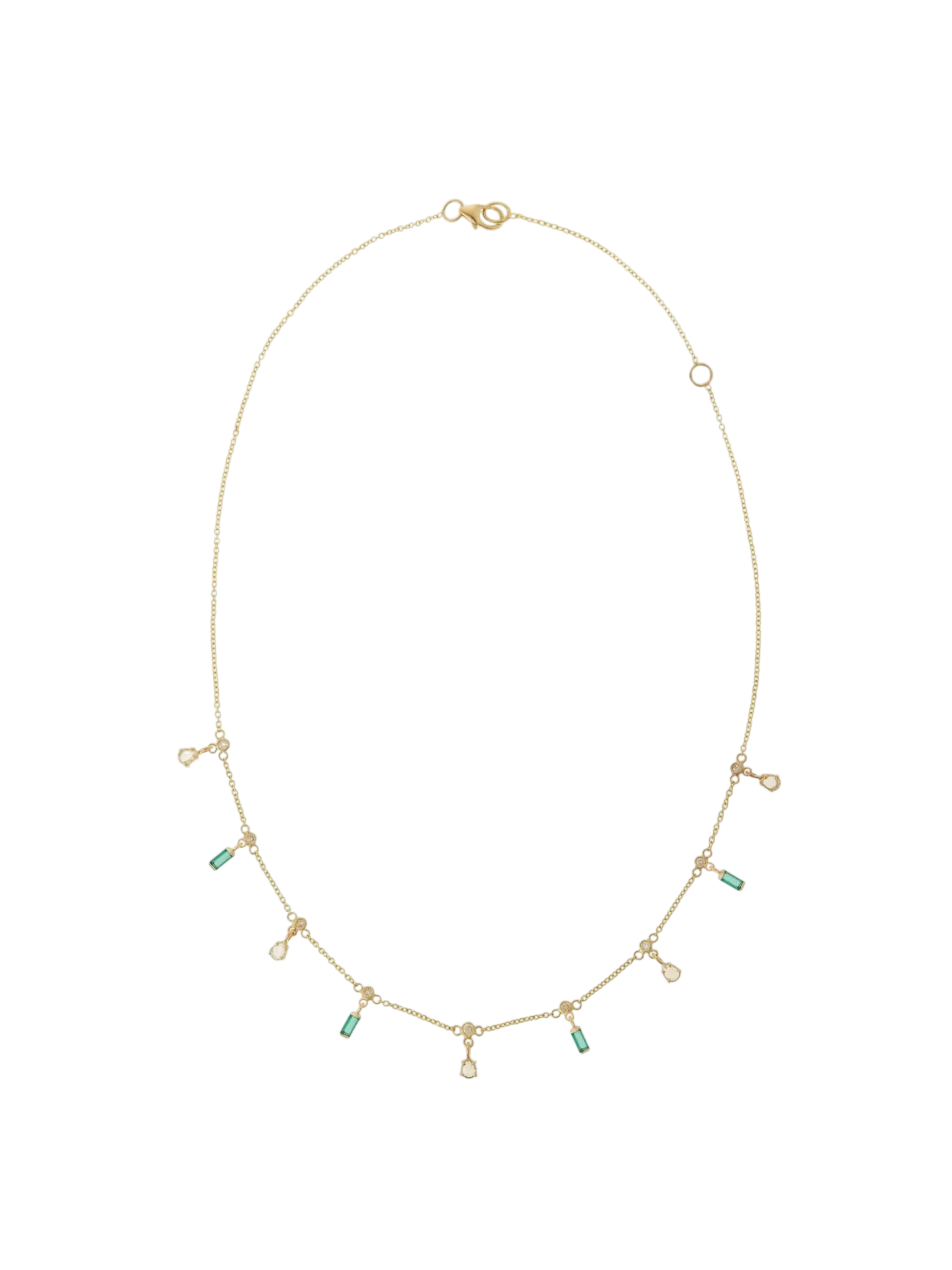 Emerald Drops Necklace